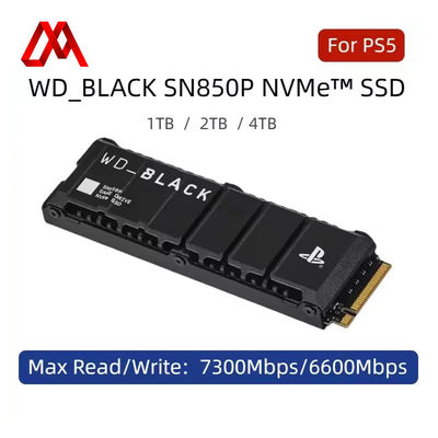 WD SONYSN850P SSD Playstation 5 Storage Expansion Western Digital External Hard Drive SN850P-1T/2T/4T
