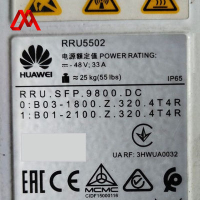HUAWEI RRU1800/2100 RRU5502 02312BSJ Unità radio remota a doppia banda per reti 4G e 5G